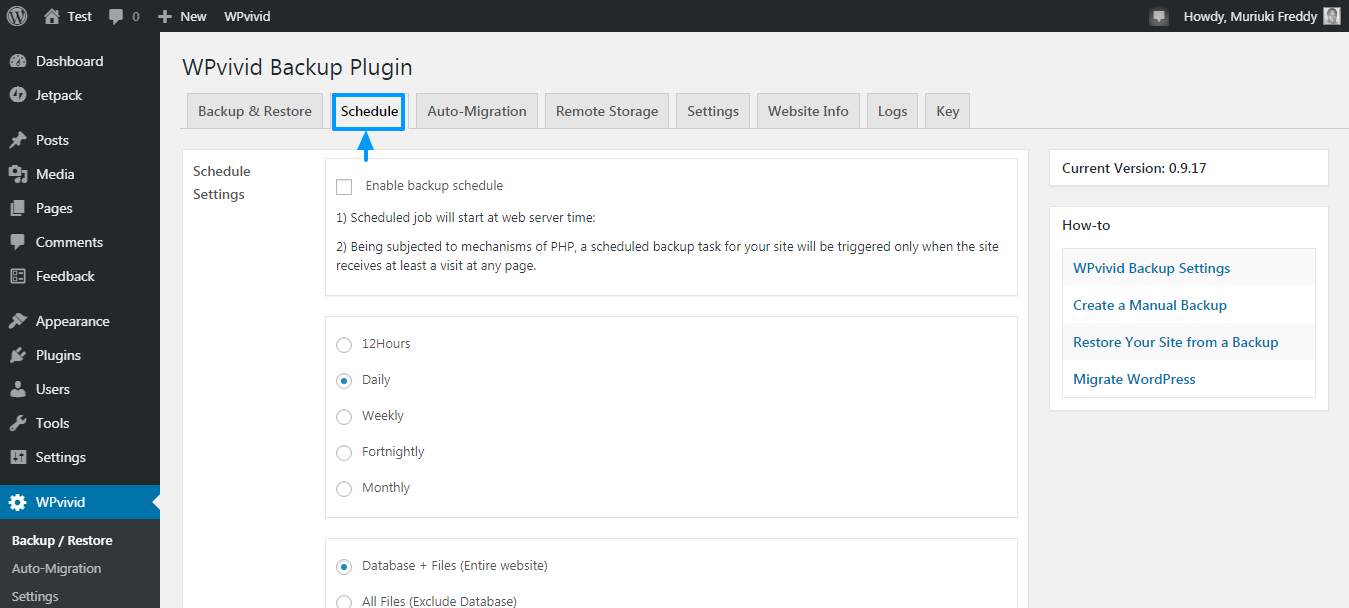 programa de copia de seguridad de wpvivid