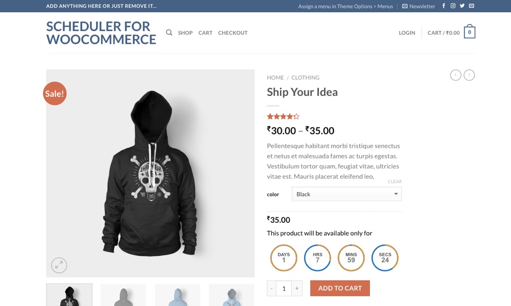 Complemento de WordPress para programador de WooCommerce