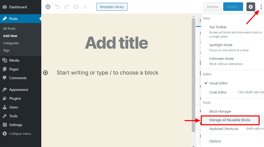 1636855220 397 Como exportar e importar bloques de Gutenberg en WordPress