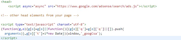 Copiar código de Adsense