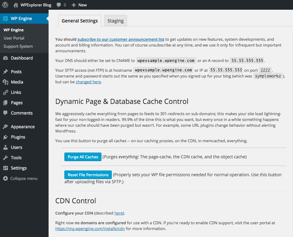 Almacenamiento en caché dinámico de WP Engine
