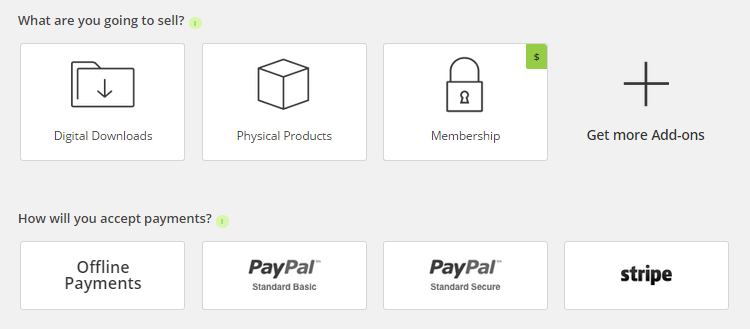 ¿Qué vas a vender?