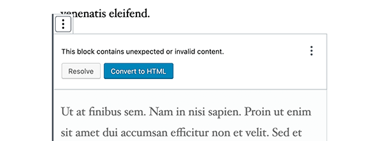Convertir a HTML