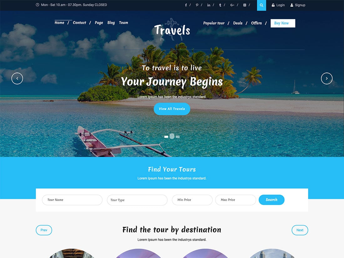 1637936689 390 16 temas de viajes gratuitos de WordPress 2021