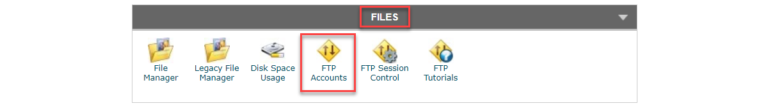 Cuenta FTP
