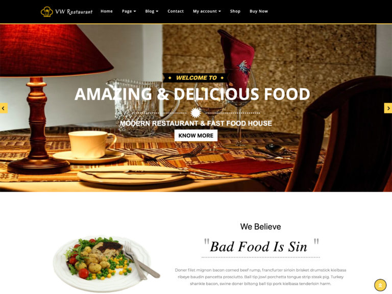 1637974847 31 9 mejores temas gratuitos de WordPress para restaurantes 2021