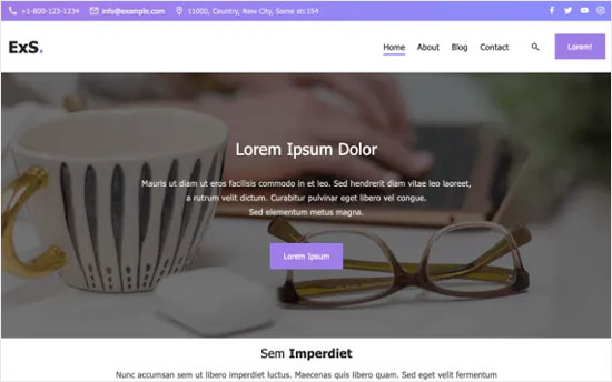 ExS Free BuddyPress Theme - Themelocal ExS Free BuddyPress Theme