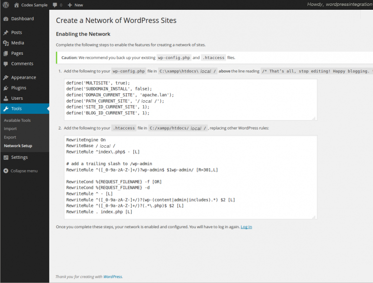 Wordpress Multisitio
