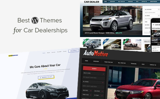 Los mejores temas de WordPress para concesionarios de automóviles