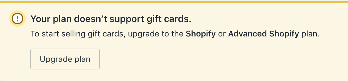 Como agregar o actualizar productos de tarjetas de regalo en