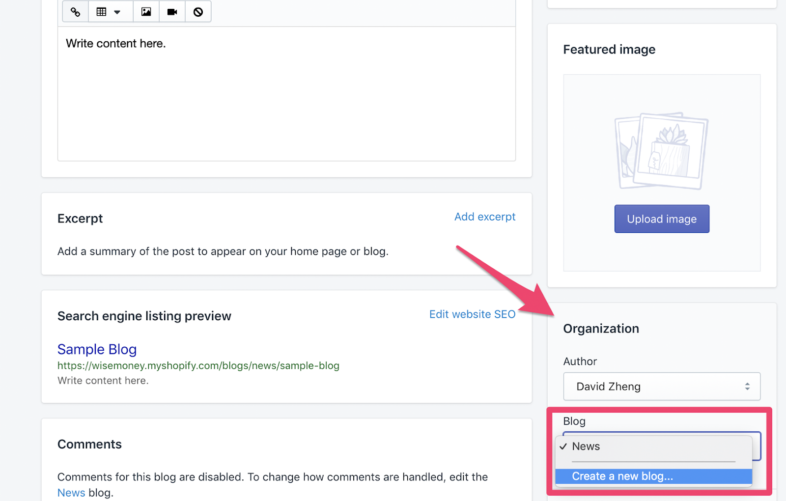 Como agregar un blog a tu tienda Shopify