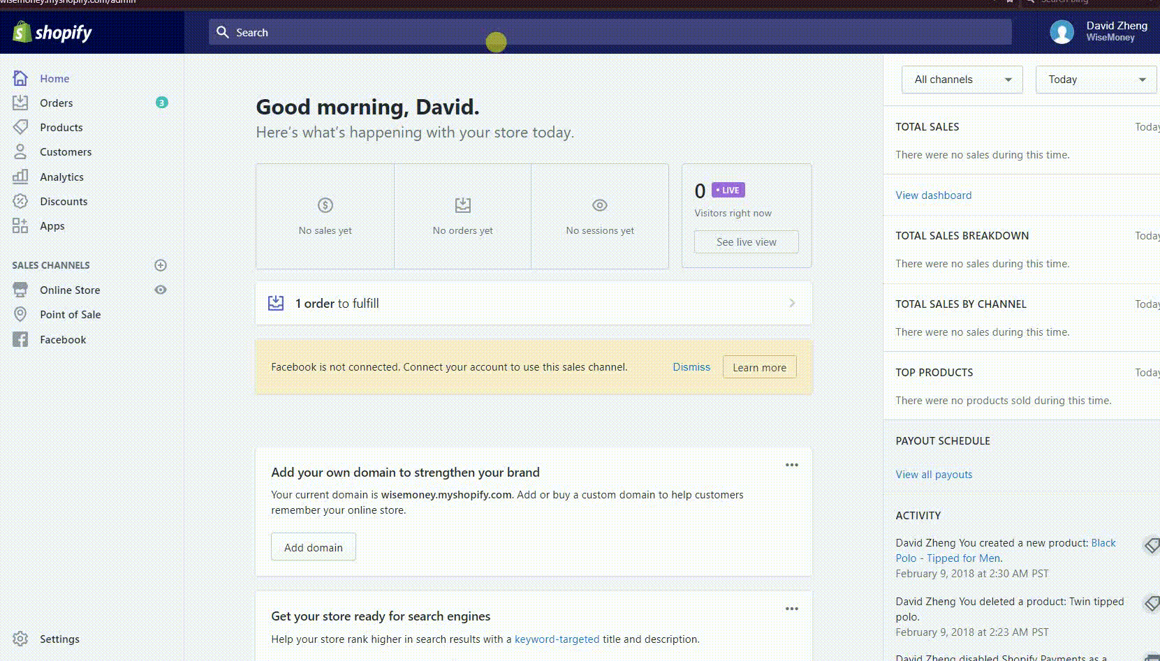 Como crear descuentos monetarios en Shopify