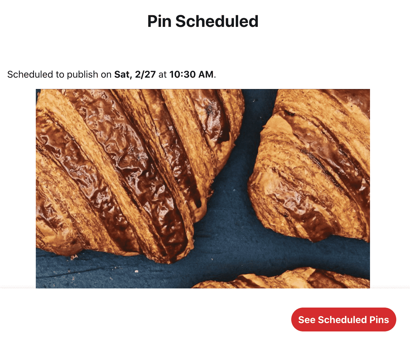 pin programado
