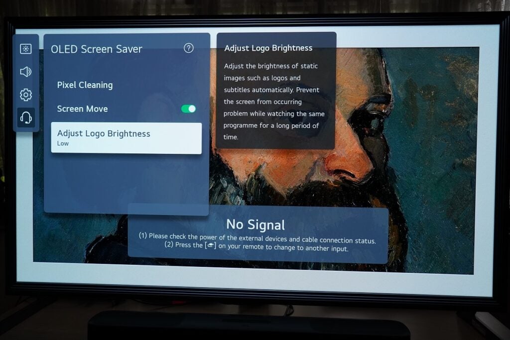 LG OLED ajustar el brillo de la pantalla