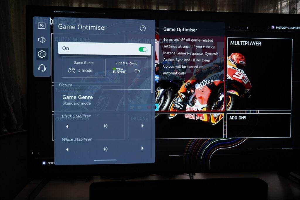 Optimizador de juegos LG G1 2