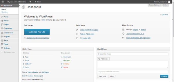 Configurar WordPress Paso 5