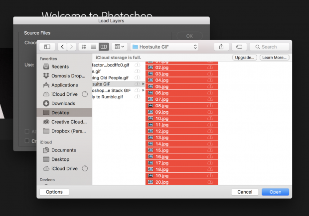 como crear un gif con photoshop