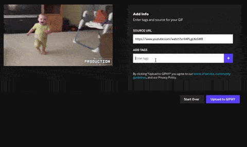 como hacer un gif