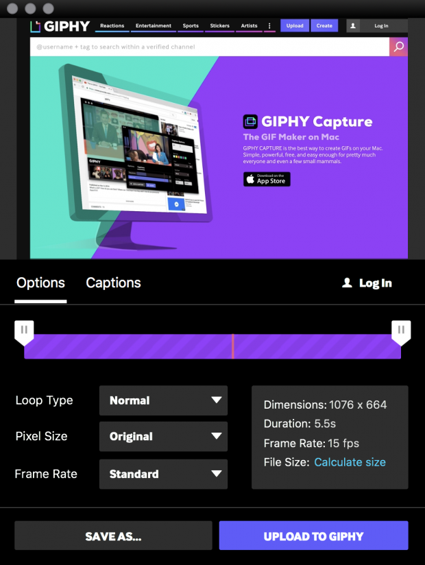 cómo hacer un gif de grabación de pantalla