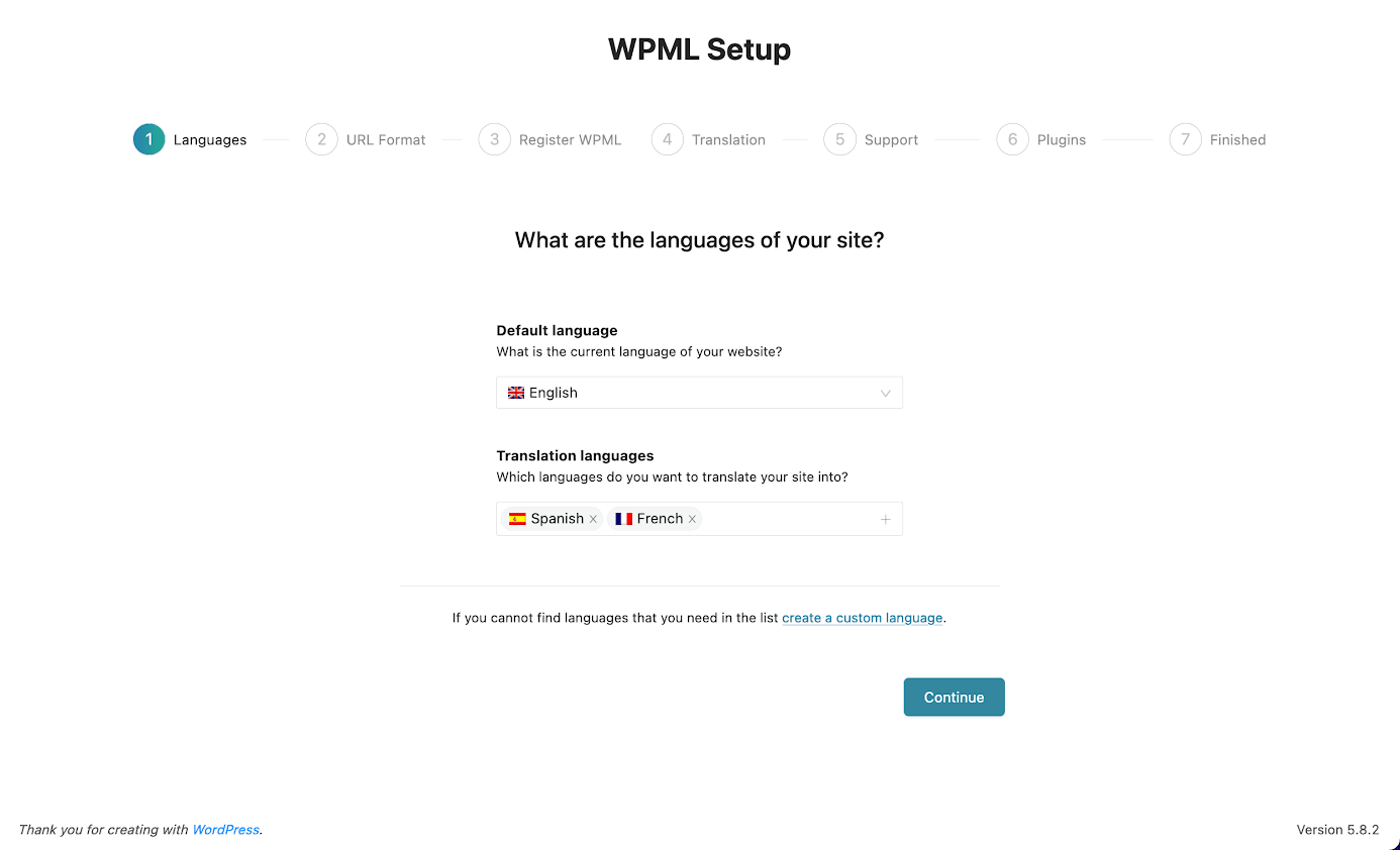 SIte Idiomas