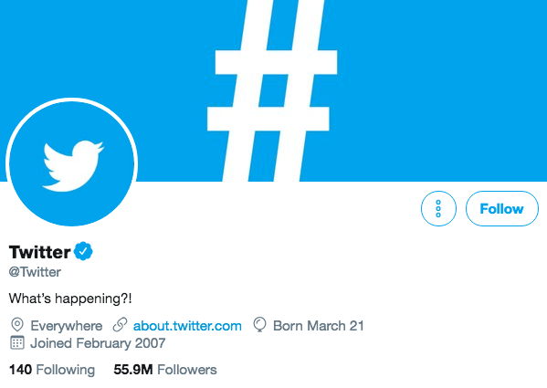 Biografía de Twitter