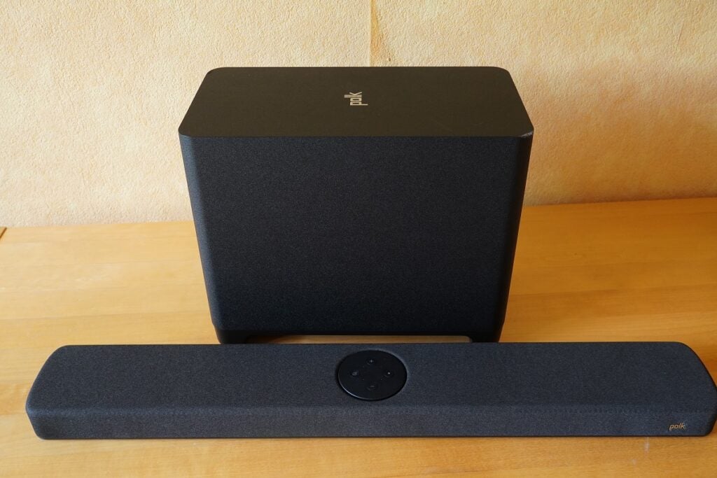 Barra y subwoofer Polk React