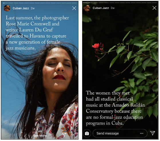 Historias de Instagram de Jazz Cubano