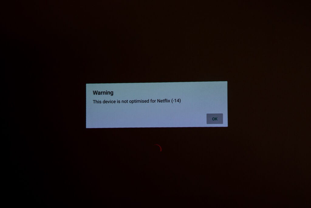 XGIMI Elfin netflix no funciona