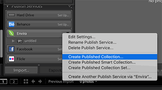 Crear nueva colección
