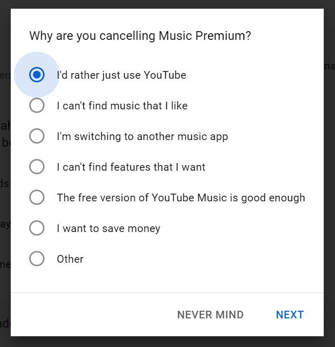Cómo eliminar la música de YouTube