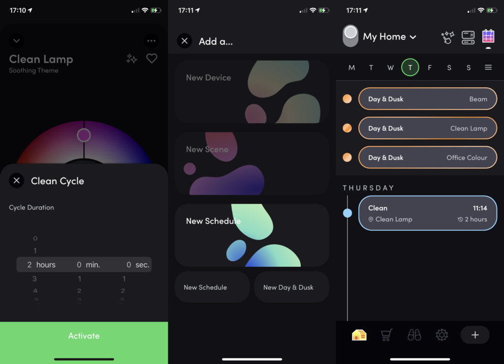 Ciclo de limpieza LIFX Clean