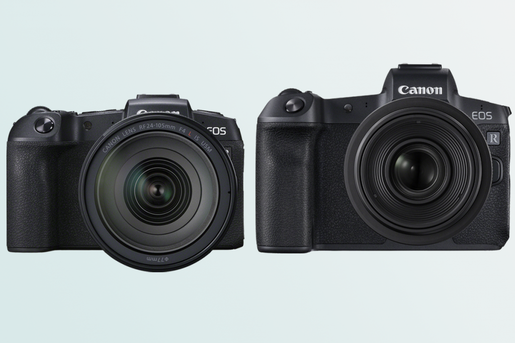 Canon EOS RP frente a EOS R