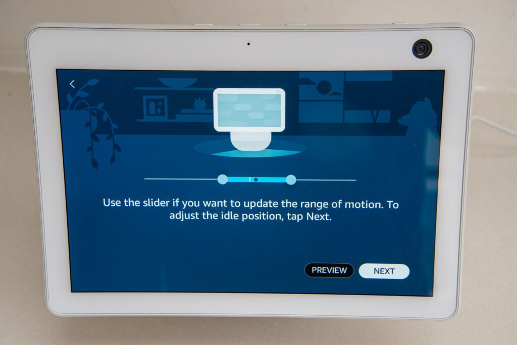 Amazon Echo Show 10 (3.a generación) configura el movimiento