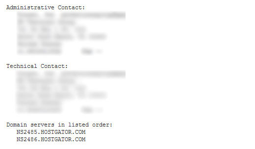 Búsqueda de Whois