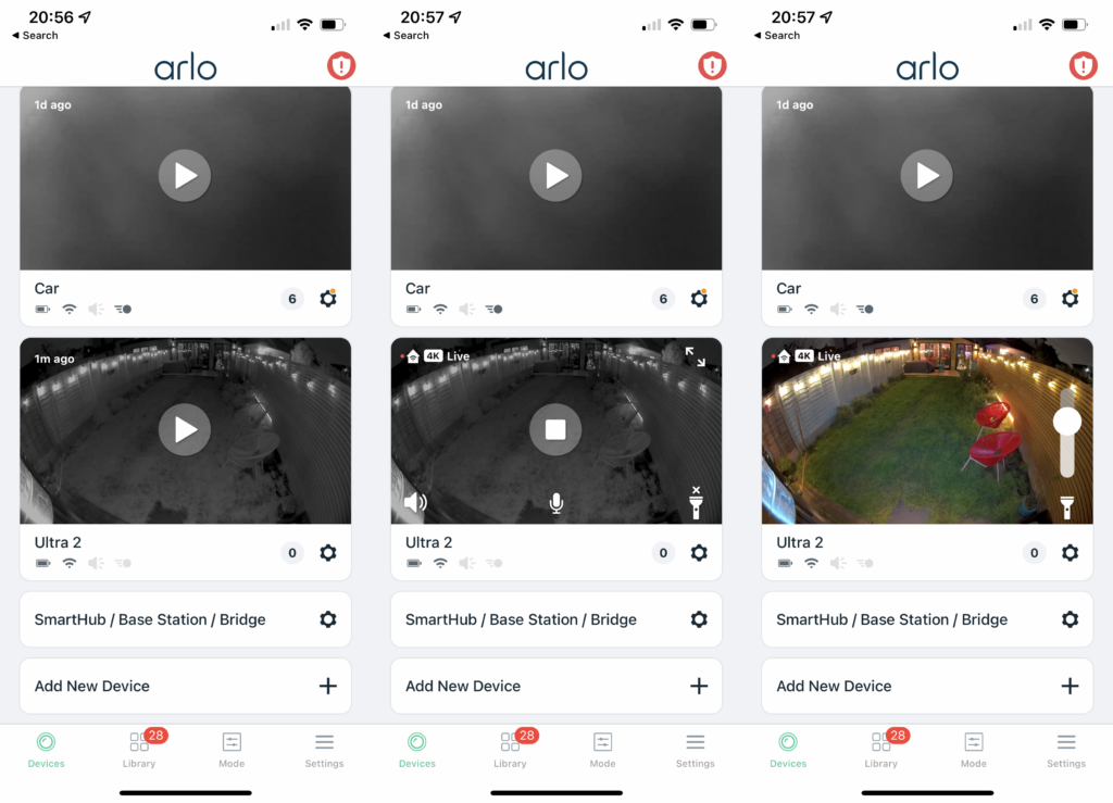 Aplicación Arlo Ultra 2
