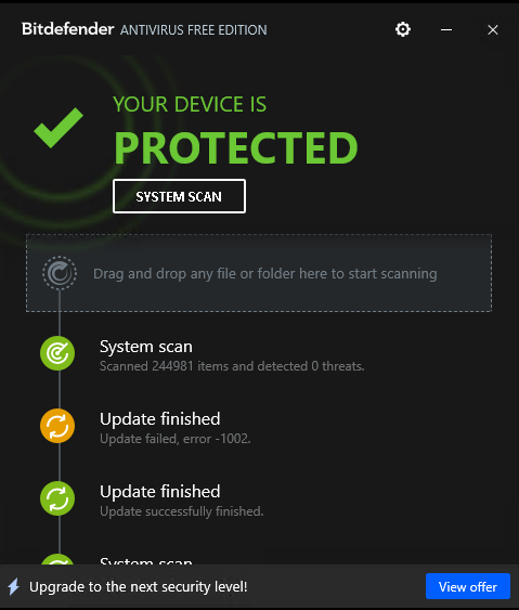 Bitdefender Antivirus Free Edition
