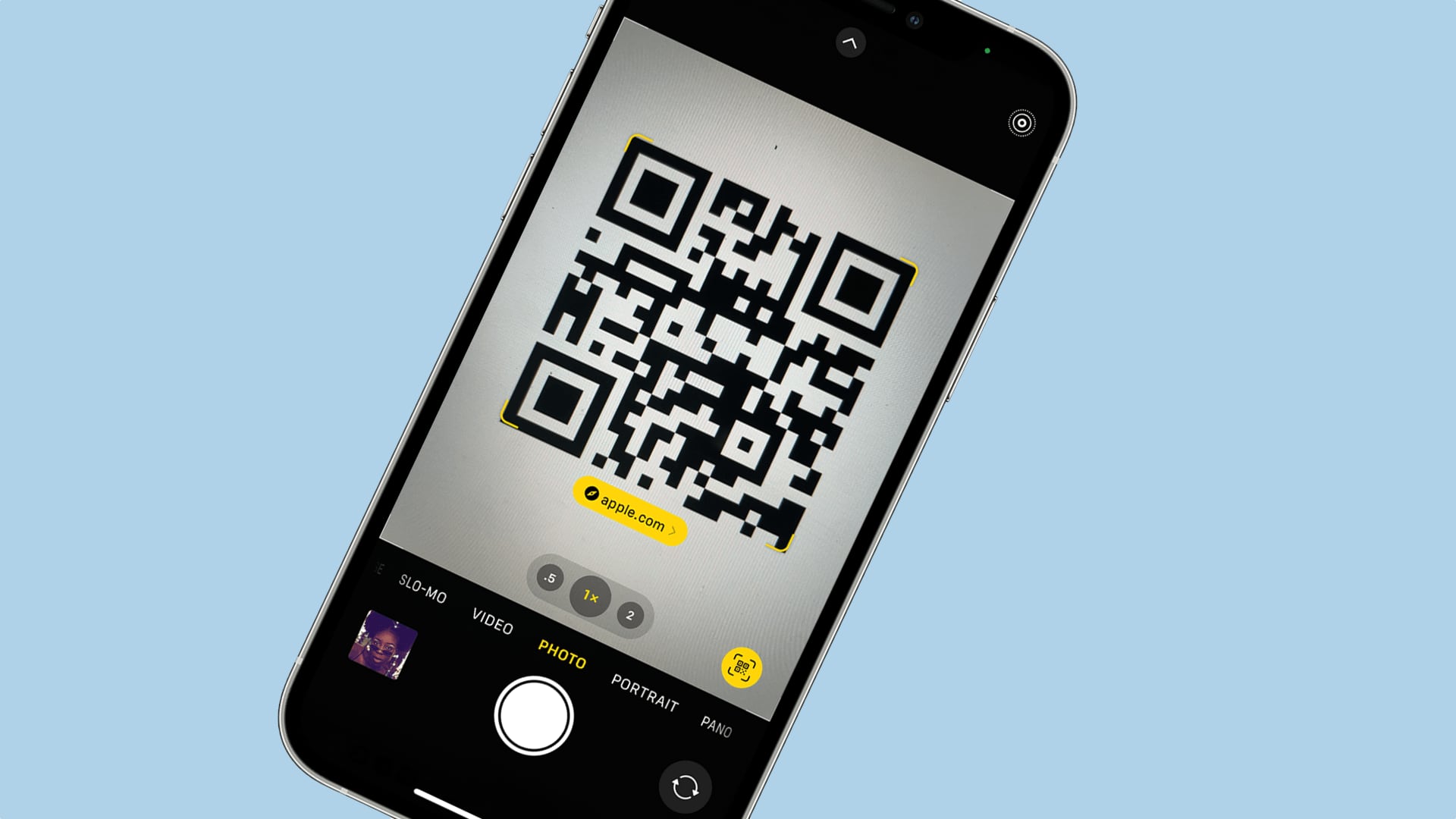 Como escanear un codigo QR con un iPhone