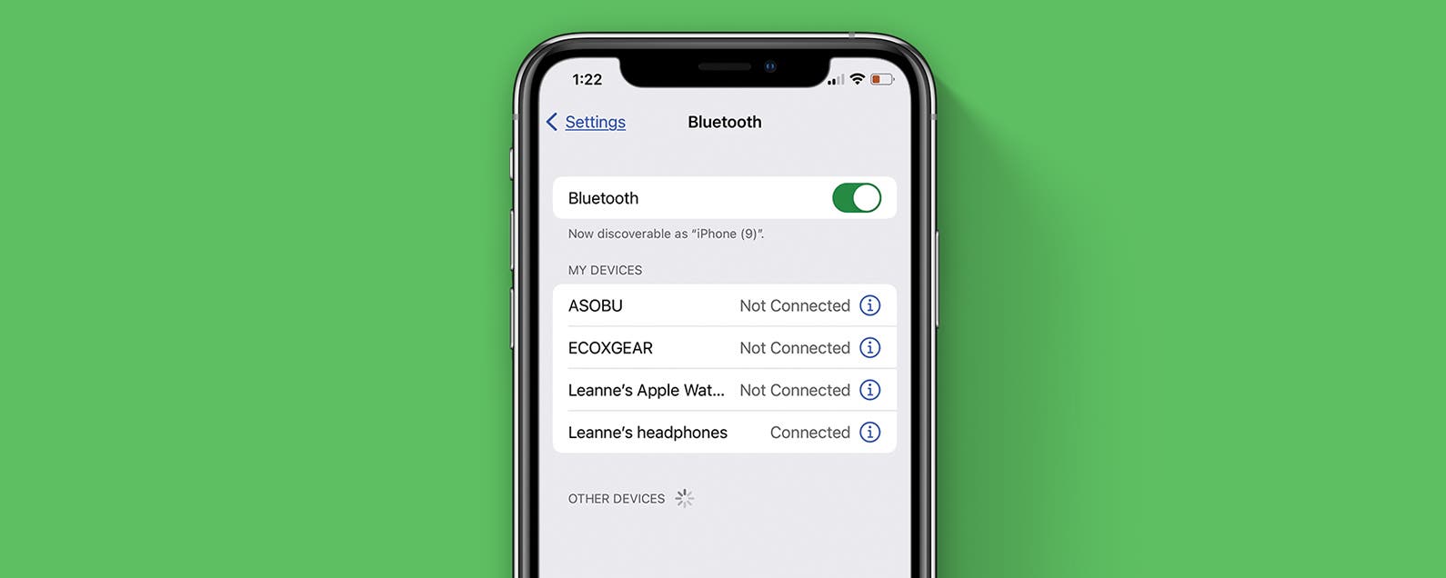 1651242733 Como cambiar el nombre de un dispositivo Bluetooth en iPhone