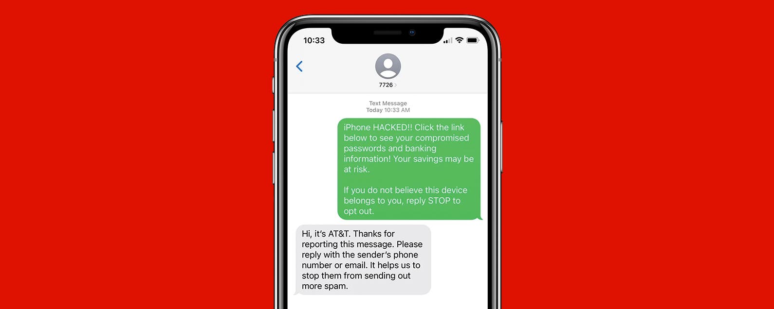 Como reportar mensajes de texto no deseados en iPhone