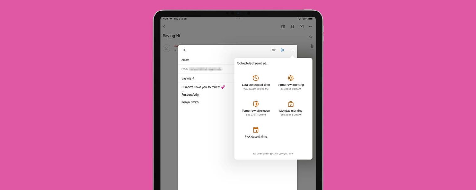 1665029771 Como programar un correo electronico en Gmail en iPhone y
