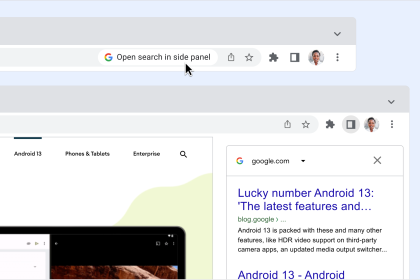 Chrome obtiene una barra lateral de busqueda para desterrar el