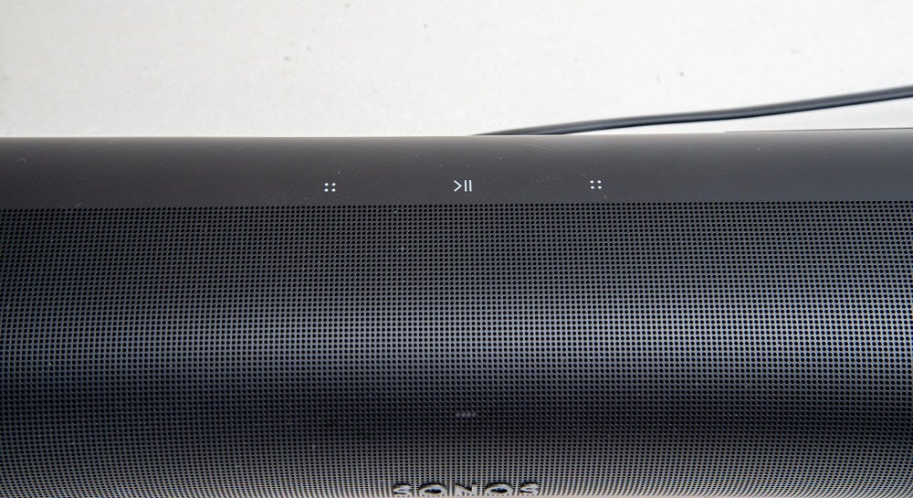 Controles de la superficie superior de Sonos Arc