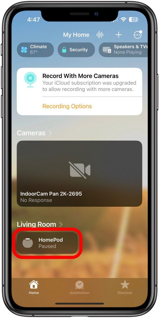 toca homepod homepod sin respuesta