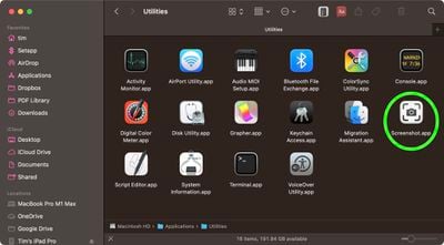 aplicación de captura de pantalla