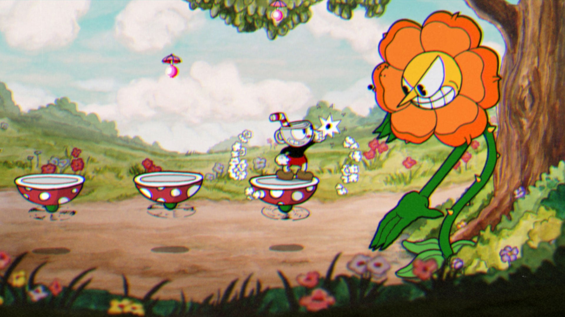 Juego Cuphead en el interruptor