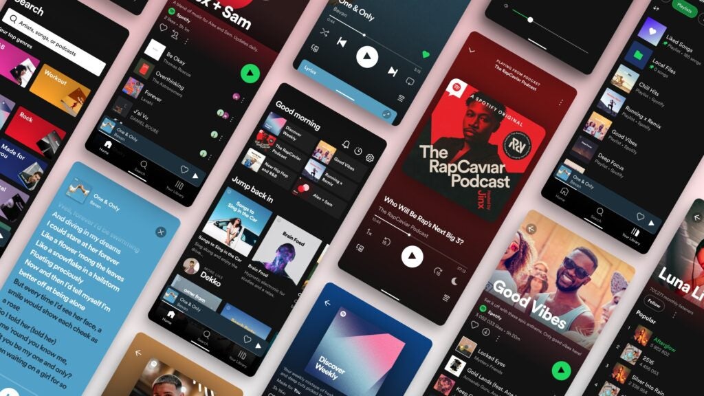 Patrón de teléfono de Spotify