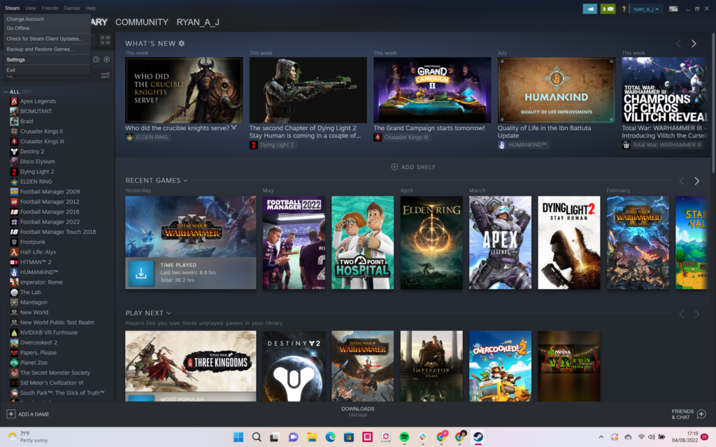 Cómo usar el contador de FPS en Steam