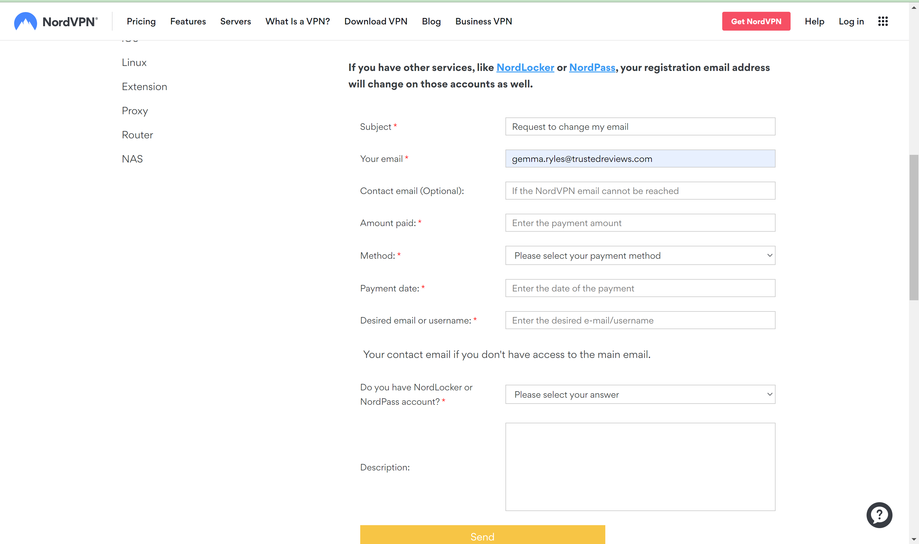 1683203063 956 Como cambiar tu correo electronico en NordVPN