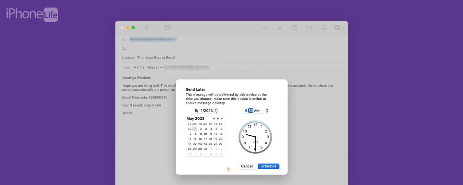 1683689081 Como programar un correo electronico en Apple Mail en Mac