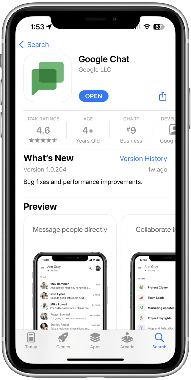 descargar google chat hacer que google maps sea predeterminado en iphone